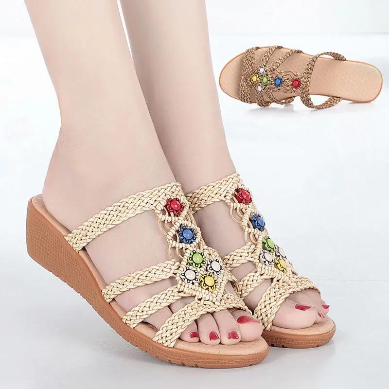 Fashion Women's Slippers and Ladies Sandals Non Slip Shoes Outside Slides Unique Top Designs Stylish Original On Offer Vip Chic Elegant