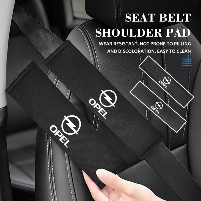 For Opel Car Shoulder Cover Cushion Seat Belt Pad Auto Pad Accessories Corsa Mokka Astra Cascada Adam Insignia Meriva Vectra YC4