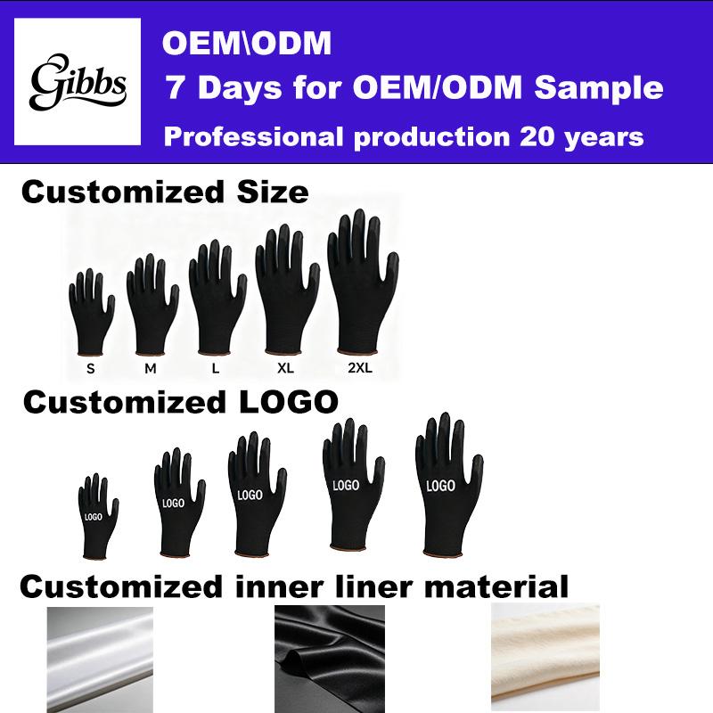 PU Anti-cut 13G HPPE Knitted Cut Resistant Heavy Duty Protective Hand Gloves