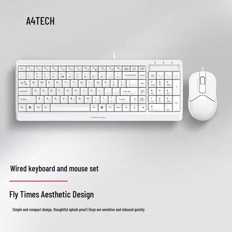 A4Tech Kabelgebundenes Office-Tastatur- und Maus-Set