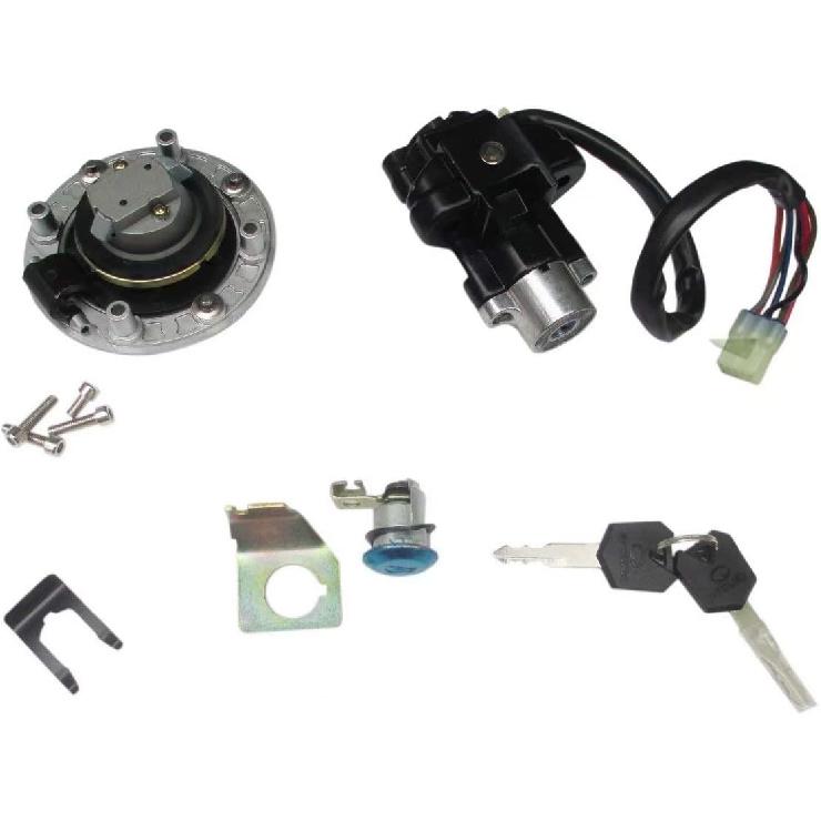 Stacyjka Korek Zbiornika Paliwa Blokada Pasuje do Suzuki GSXR600 750 1000 SV1000 SV650 GSX1250F NOWY