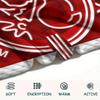 1PC Custom Name Ajax Patterned Flannel Blanket Suitable For All Seasons for Home Decor Warmth and Comfort Gifts Holiday Present
