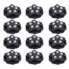 12PCS Self Adhesive Caster Wheels with Brake Pads 360 Degree Rotation Heavy Duty Furniture Casters for Appliances Bookcase Nightstand  