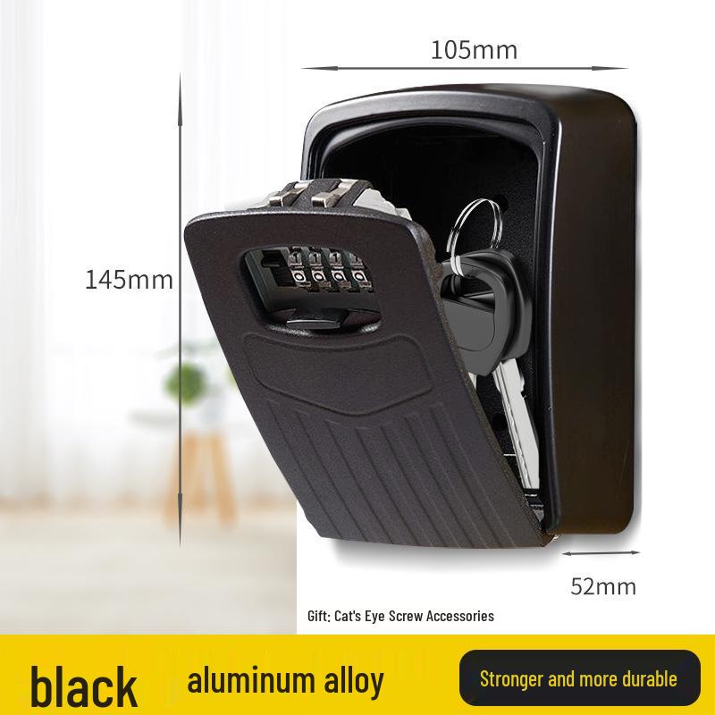 Wall-Mounted Anti-Theft Key Lock Box for Homes and Construction Sites
