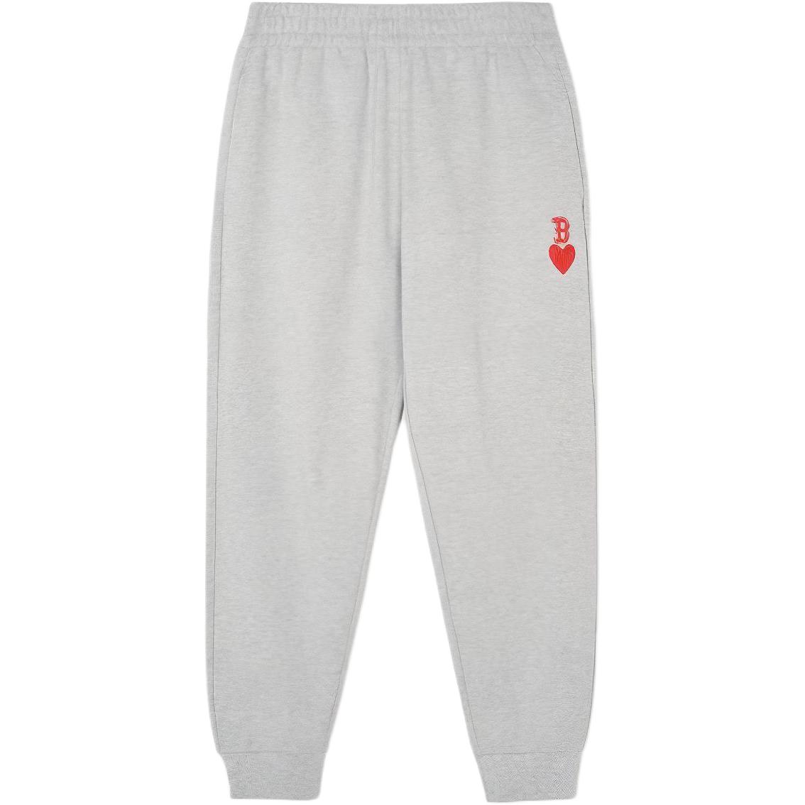 MLB SS24 Boston Red Sox Knitted Sweatpants Unisex Light Gray 3APTH0141-43MGS XS