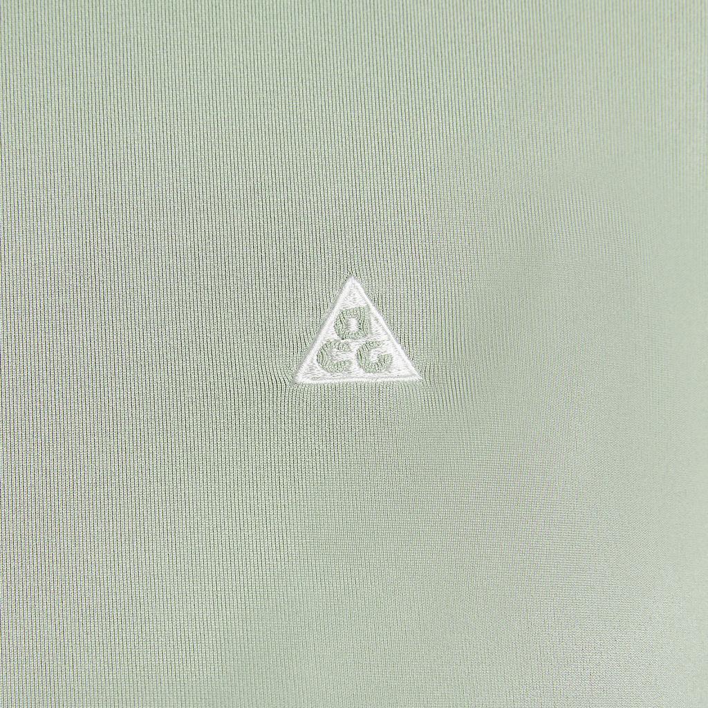 Nike ACG Series DFADV UV GT RCK Stretch Outdoor Solid Color Half High Neck Casual Long Sleeve T-Shirt Women Tops Light-Green FN1964-370