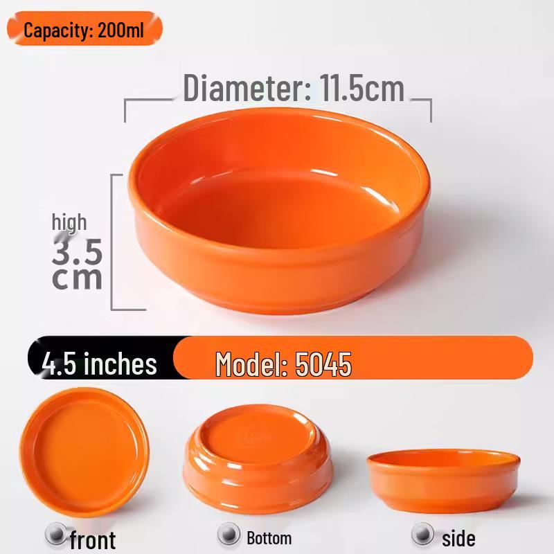 Commercial Melamine Round Serving Bowl
