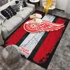 Red Wings Logo Area Rug Suitable for Indoor And Outdoor,Carpets for Kitchens, Homes, Offices, Living Rooms,Home Decor,Christmas Gift