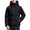 FILA 2023 Winter New Down Jacket Basic Fitness Basketball Sports Hoodie Men Outerwear Black A11M341904F-BK