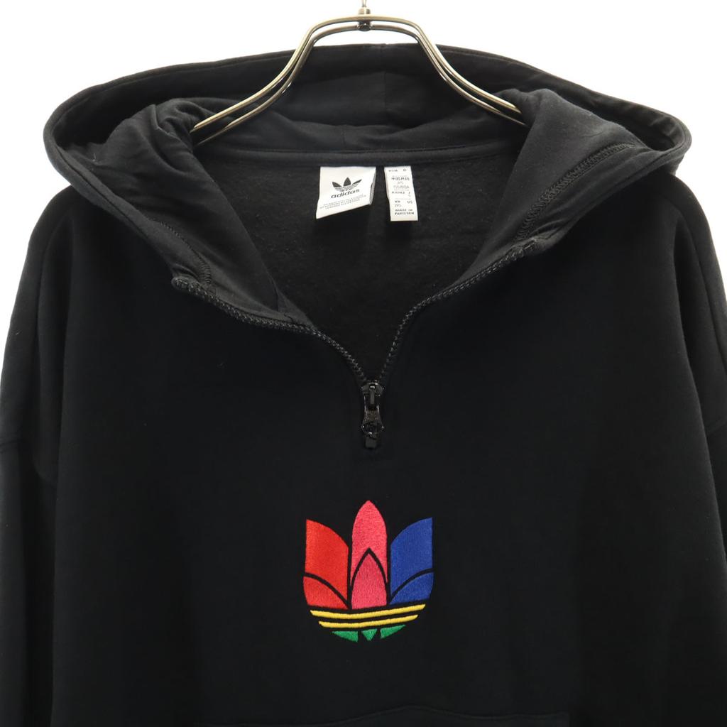 adidas Originals Trefoil logo Long sleeve Half zip Sweatshirts Women Used