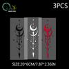 Electric car sticker dynamic motorcycle star crescent decoration  creative waterproof scratch protection