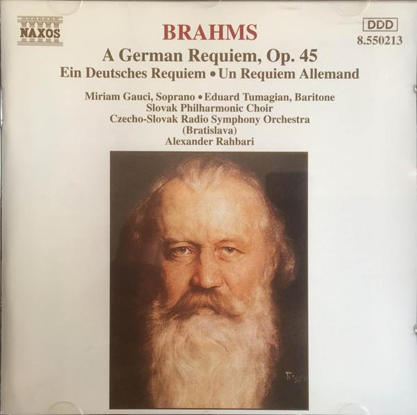 CD VARIOUS  German Requiem Op. 45 8550213 Naxos 1993 Japan Classical Used