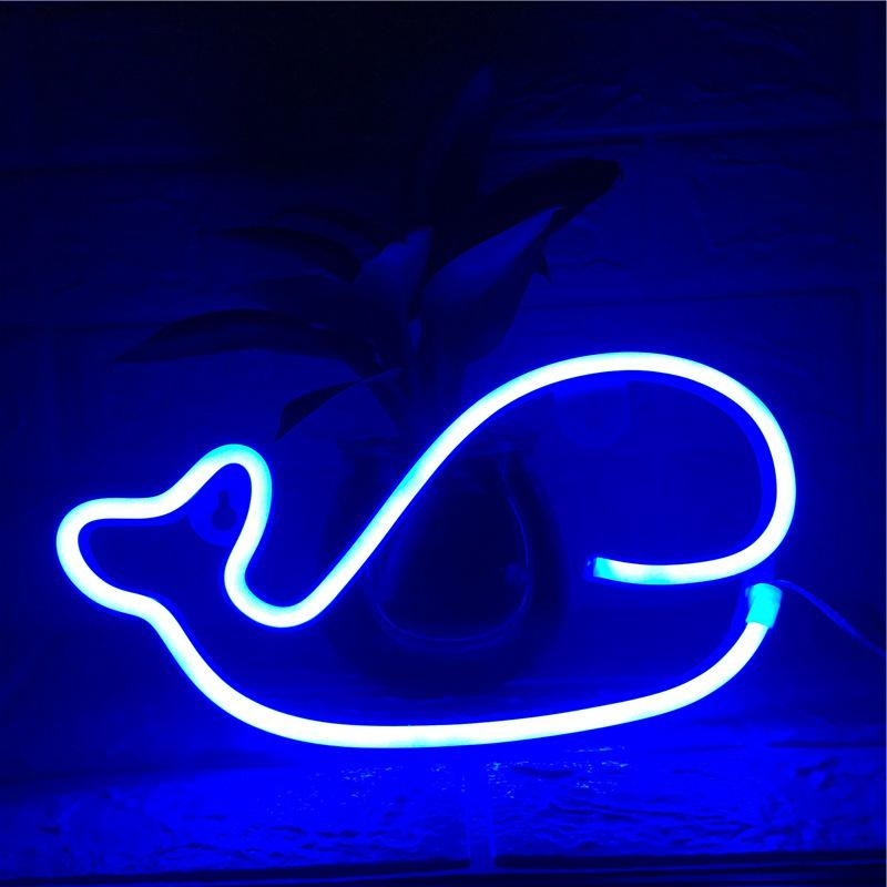 Herz & Stern LED Neon Mondlicht