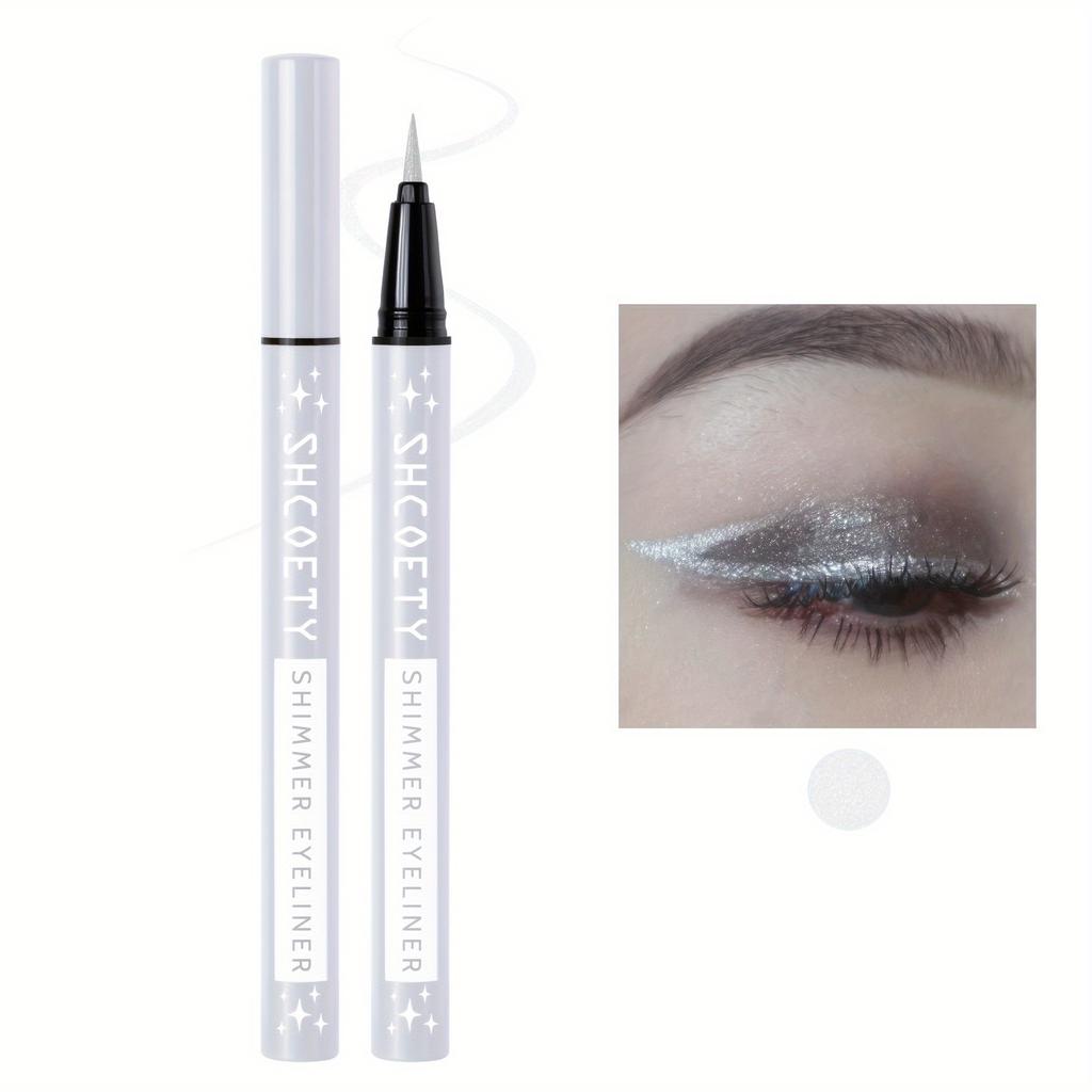 8 Color Single Pearlescent Fine Shimmer Eyeliner Pen, Eye Contour Pencil