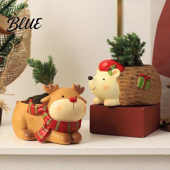 Succulent Planter Pot Cute Christmas Animal Planter, Small Plant for Flower Pots Indoor Home Desktop Decor, Gift Lovers Creative Gifts