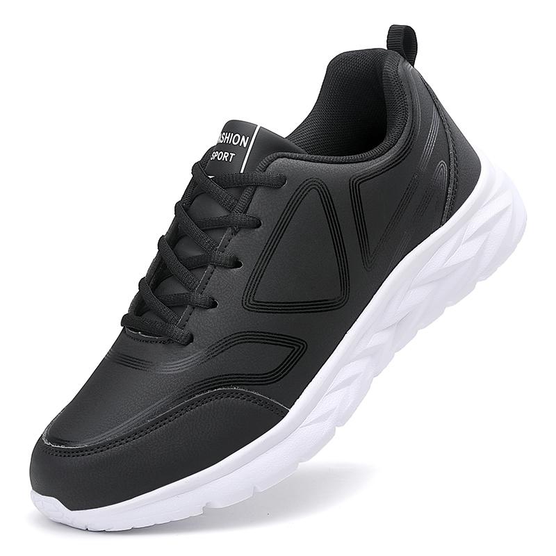 Waterproof Men Sneakers Thick Soled Casual Shoes Men Cushion Sports Shoes Outdoor Running and Walking Shoe Plus Size 39-46