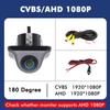 Smartour AHD 1080P Telecamera per Auto Obiettivo Fisheye Visione Notturna Starlight Colore Bianco HD Telecamera Posteriore per Auto per Schermo Radio Android