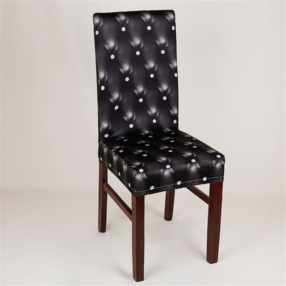 1 шт., обеденные чехлы из спандекса, съемный универсальный эластичный чехол на стул