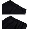 Women's High-Waist Black Wide-Leg Suit Pants - Summer Thin, Slim, and Casual Professional Trousers