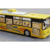 1:43 Diecast Alloy Pull-Back Bus Inertia רכב סיור עיר אוטובוס סימולציה צעצוע רכב דגם רכב דגם צעצועים מתנות לילדים