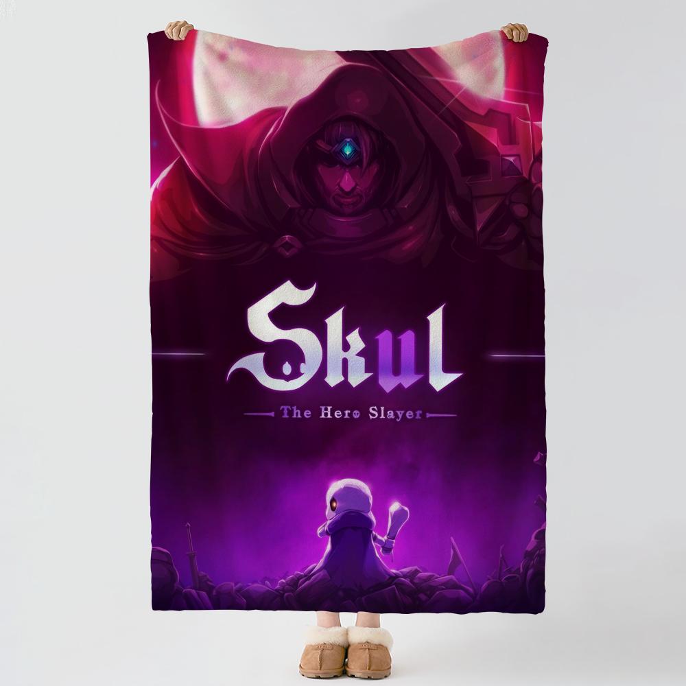 Game S-Skul The Hero Slayer-R Throw Thick Comfort Flannel Quilt, Multi-scene Use Indoor Outdoor Daily Nap