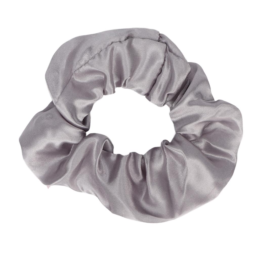 5pcs Light Up Scrunchies Light Up Grey Satin Elastic Glow in The Dark Hair Scrunchy for Women