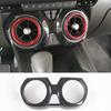 Center Console Air Condition A/C Switch Button Vent Outlet Cover Trim Car Accessories Interior Decoration Carbon Fiber for Chevrolet Blazer 2020 2021