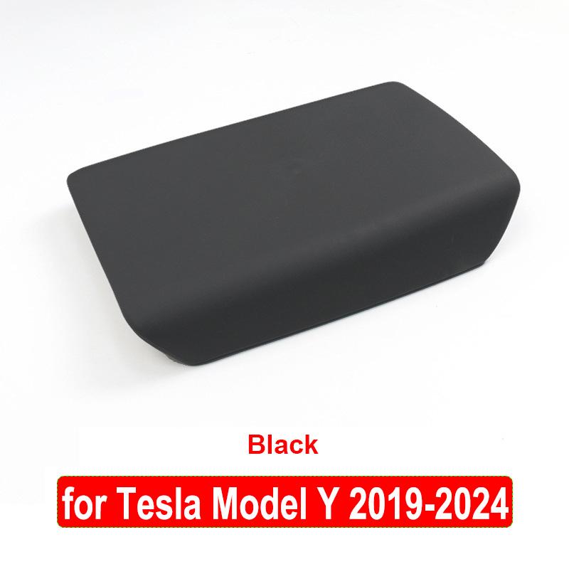 Dla Tesli Model Y Juniper 2025 Pokrowiec Ochronny na Pudełko Podłokietnika Model 3 Highland 2024 2023 2022 Panel Dekoracja TPE Akcesoria Wnętrza