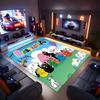 1pc Barbapapa1 Print Area Rug - Soft, Washable Non-Slip Indoor Mat for Office Chairs, Living Room, Home Office Decorative Rug
