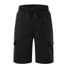 Herren Mode Lässig Farbe Elastizität Kordelzug Tasche Latzhose Hosen Shorts