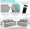 2 Seater Sofa with Removable Sofa Covers Double Seat Small Sofa Two Seater Couch Modern Living Room