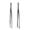 2Pcs Heavy Duty Nonrust Steel Food Tongs Extra Long 30cm Kitchen Utensils For BBQ And Hot Dishes Safe Grip Design