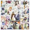 50 Sheets of Energetic Girl Kamisama Kiss Graffiti Stickers: Personalized Japanese Anime Decor for Phone Cases, Water Bottles, and More