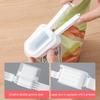 Food Sealing Clip with Cover Groove Bite Moist-proof Plastic Wide Mouth Dumping Food Bag Clamp Kitchen Gadget for Dorm