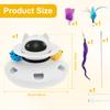 Smart Teaser Cat Toy Electric Interactive Cat Toys ABS Cat Teaser Toys 4 In 1 Indoor Cats Toys Rotating Cat Toys Cat Supplies