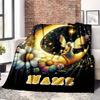 The Spirit On The Moon Customize Your Name Blanket Warm Comfortable And Soft Blankets Are Suitable For Home Lunch Break Blanket Office Sofa Sofa Gift