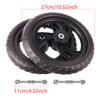 2-pack Assembly Balancing Bike Replacement Roller Skate Wheel Accessory Solid EVA Foam Wheel Airless Bicycle Wheel Accessory Pla