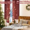 2pcs, 2D FLAT PRINTING Curtains (Without Rod) Snowy Festivity Halloween Festival Fashion Curtains Polyester Curtains All Seasons