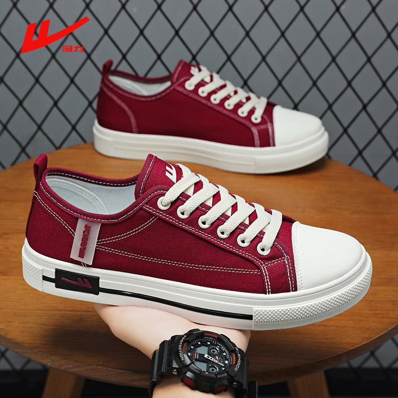 

Модная парусиновая обувь Huili Новая мужская корейская версия весенняя низкая студенческая повседневная тканевая обувь 35