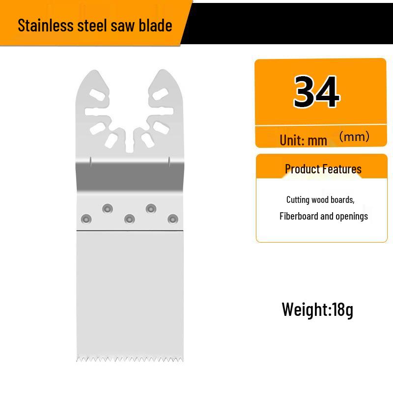 Universal Multifunctional Oscillating Saw Blade for Woodworking and Grinding