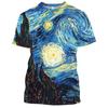Summer Tide Fashion Doodle Picture Men T-Shirts  Casual 3D Print Tees Hip Hop Personality Round Neck Short Sleeve Tops