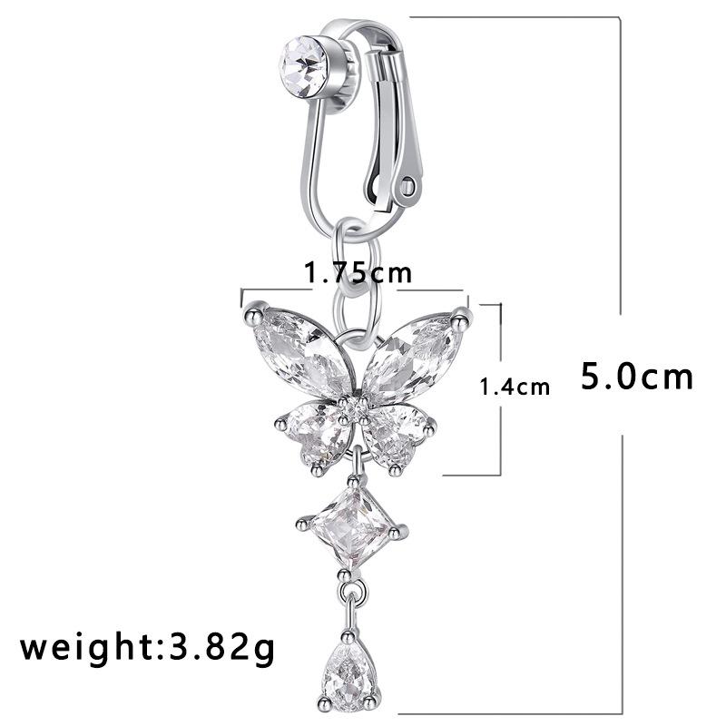 Stylish No-Clip Navel Ring and Stud Collection