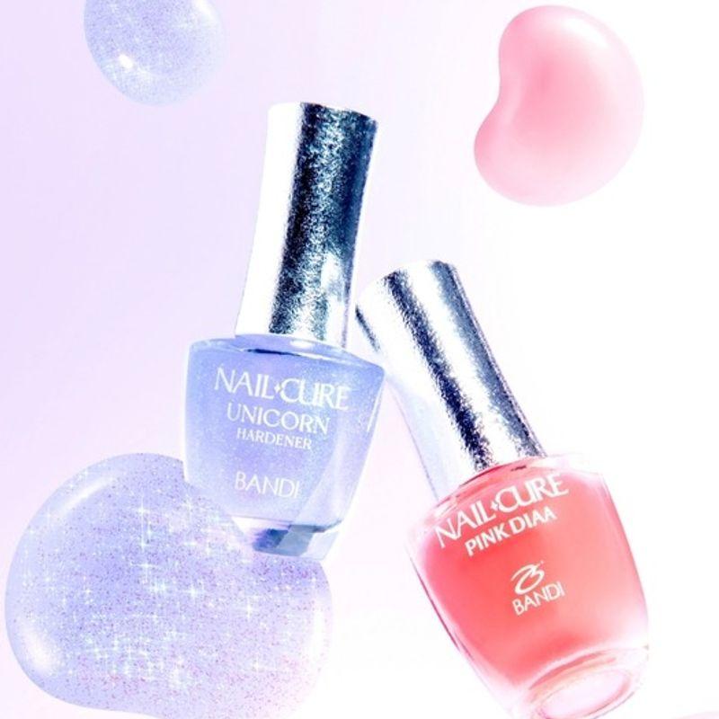 BANDI Nail Hardener 2-piece set (Pink Diamond + Unicorn Hardener) 1 set