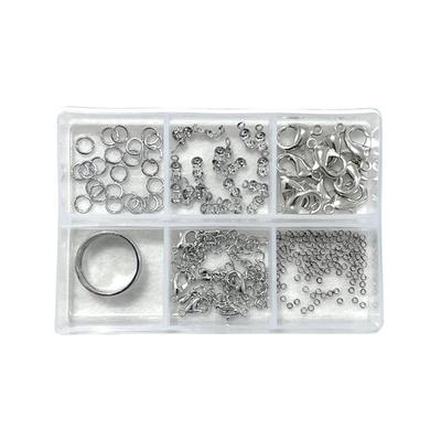 Das Perlen-Maskenband-Halsketten-Herstellungszubehör und Hilfsmaterial-Set Rhodium, 1 Set beliebtes koreanisches Spielzeug