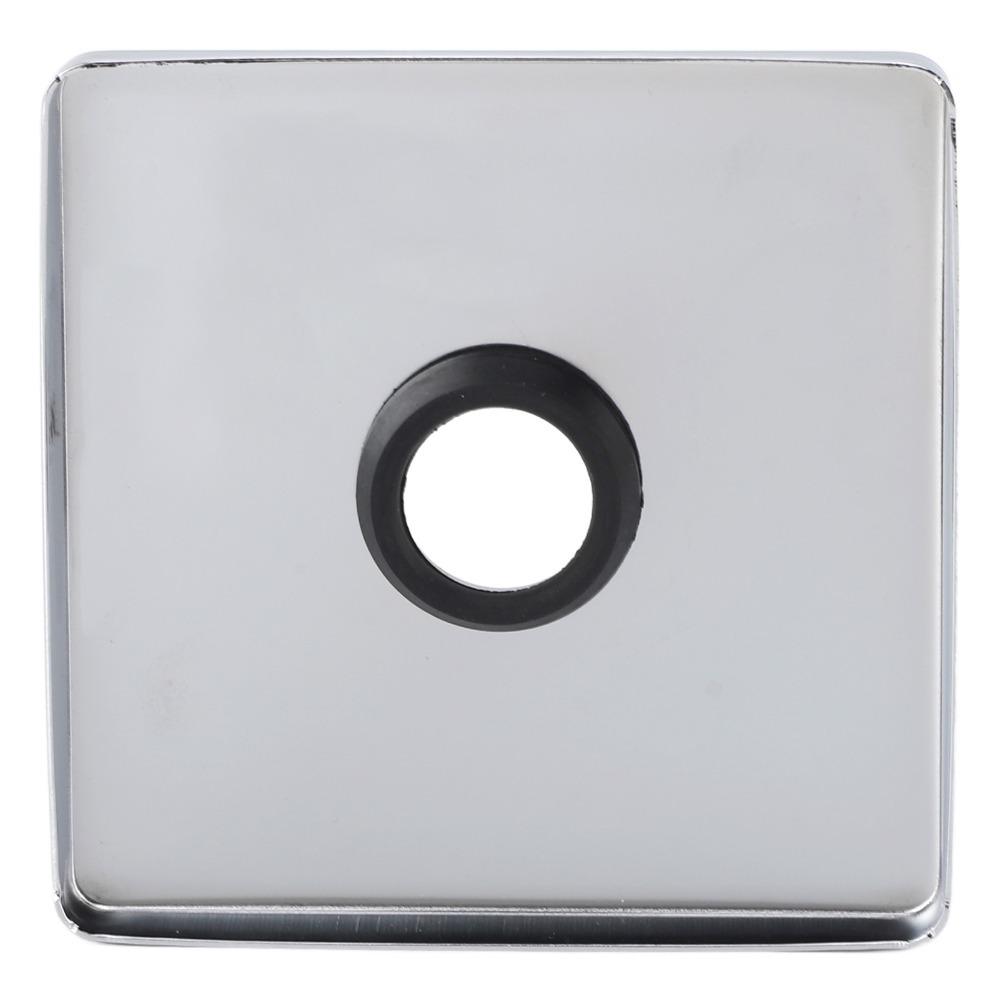 Square Shower Arm Cover Plate Plumbing Cover Plate Standard 1/2 Inch Bathroom Shower Pipe серебряный