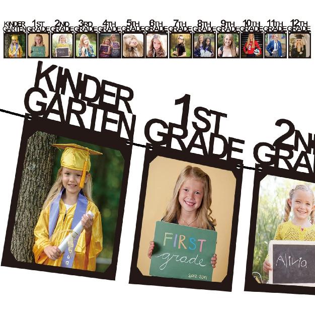 Graduation Decorations 2025 2026 5x7 Photo Banner for Class of 2025 Decorations K-12 Picture Banner for Senior 2025 High School Decor Graduation