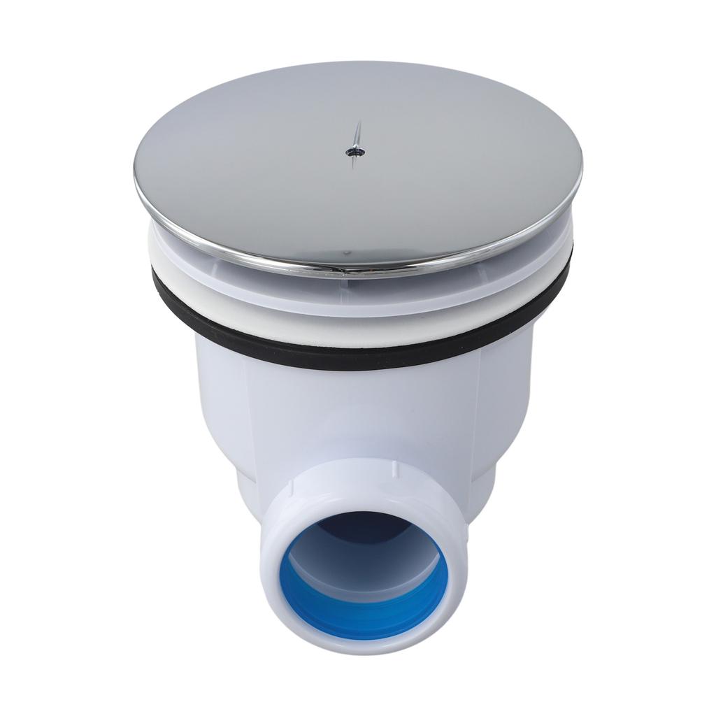 Shower Tray Waste Trap Designed for Fast Flow of 32 Litres per Minute and Easy Cleaning Compatible with UK Shower Trays
