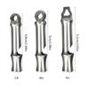 Titanium Survival Whistles Ultras Louds Outdoor Emergency Whistles Keychain Necklace Whistles Outdoor Tool for Women Men