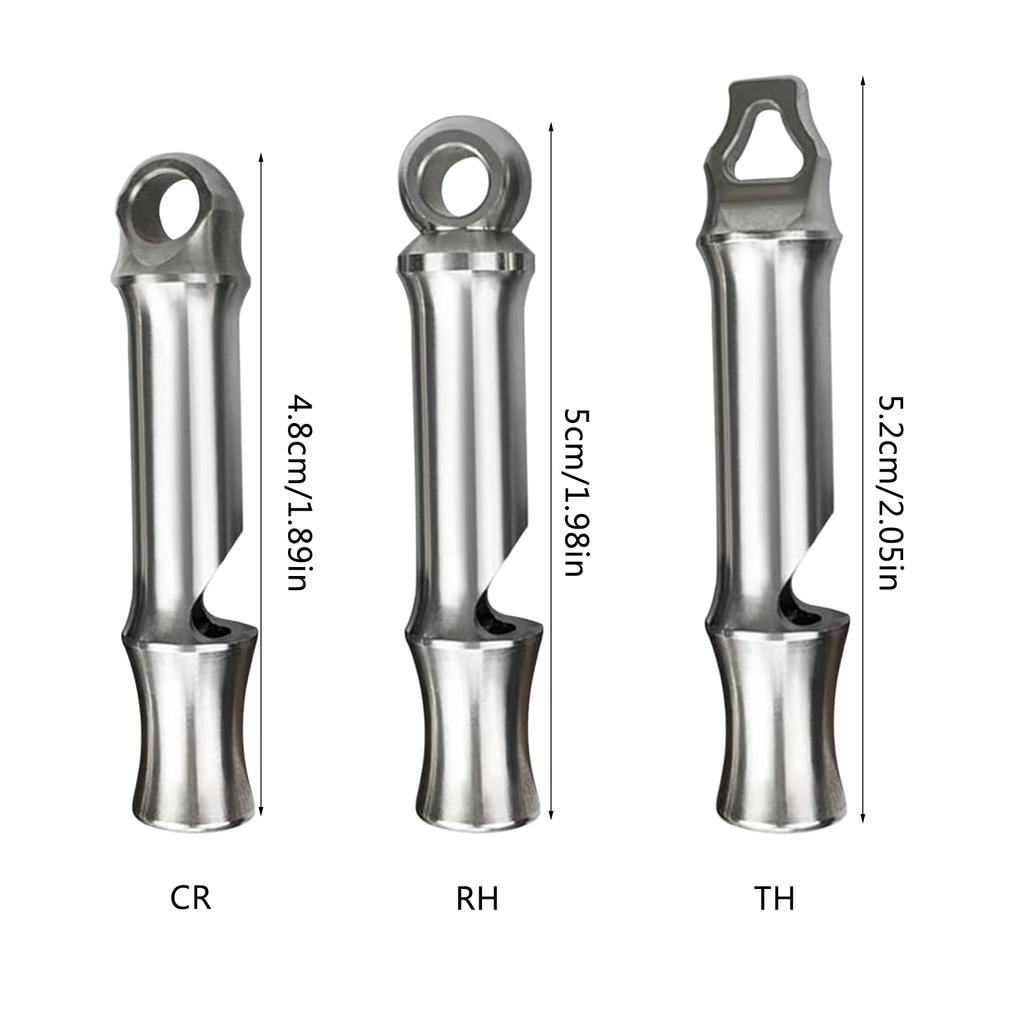 Titanium Survival Whistles Ultras Louds Outdoor Emergency Whistles Keychain Necklace Whistles Outdoor Tool for Women Men
