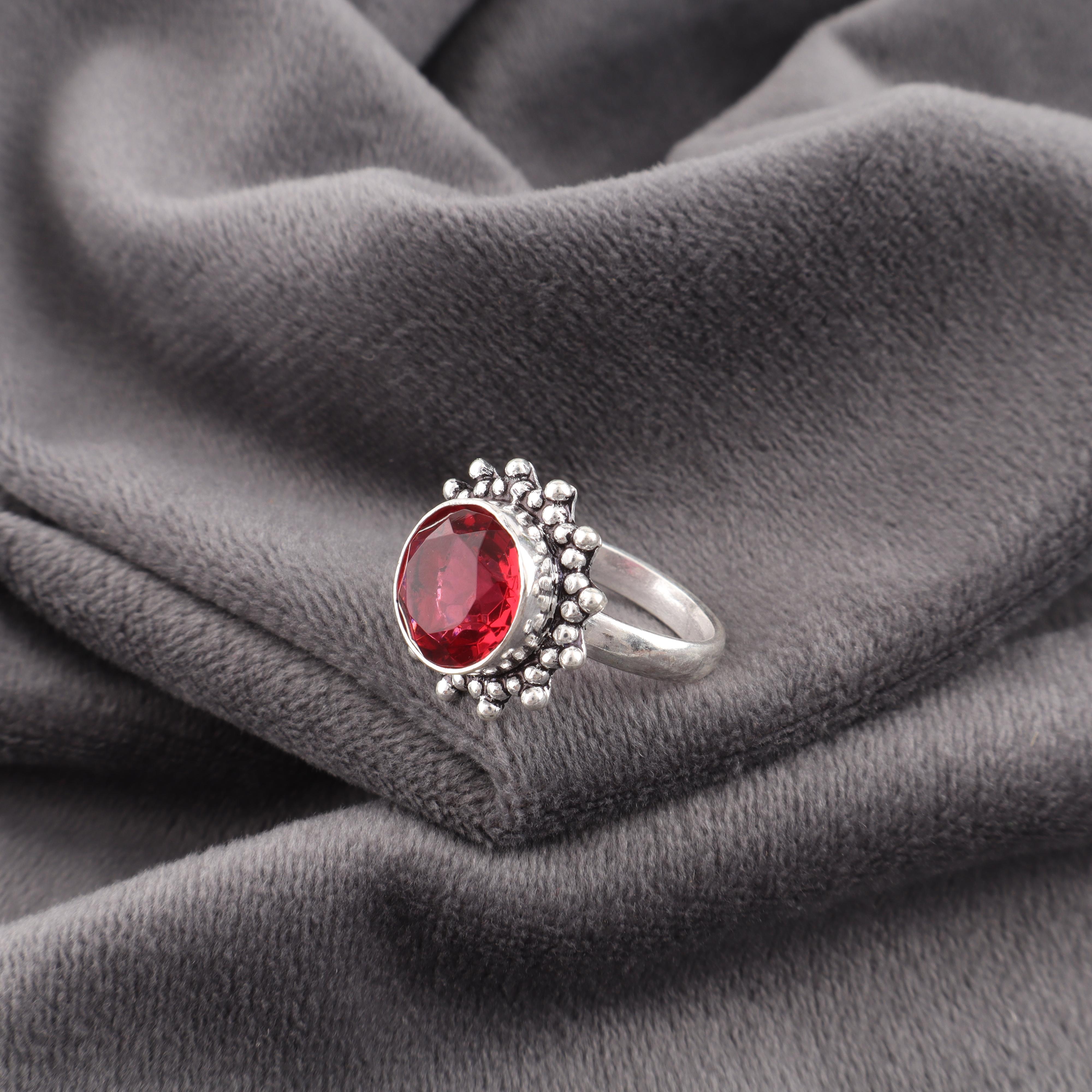 

Украшения из розового рубеллита, кольцо из стерлингового серебра 925 пробы, очаровательное кольцо ручной работы, богемное кольцо с рубеллитом в подарок бабушке 12 розовый